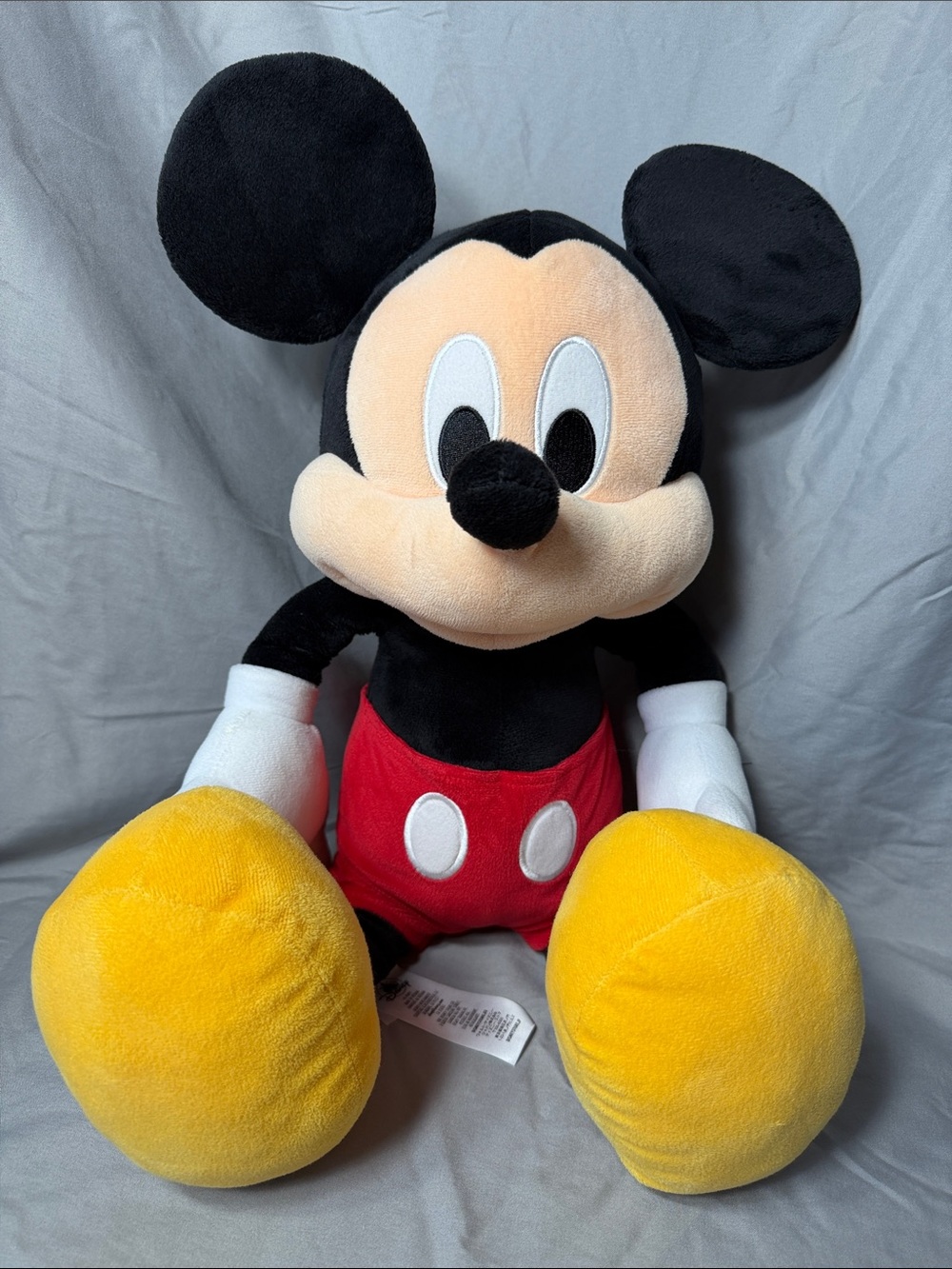 Official Disney Store Jumbo Mickey Mouse Plush Large 25" Classic Red Shorts